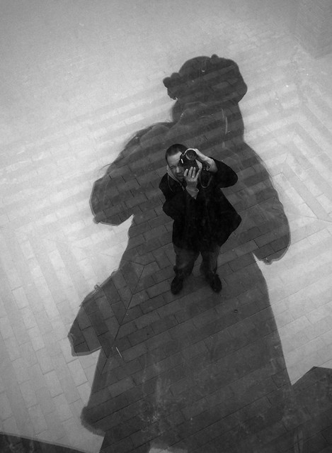 A giant shadow of me...