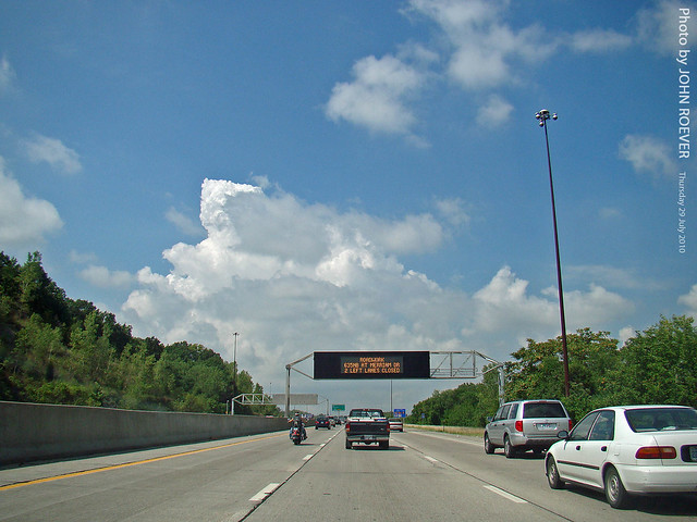 Storms Brewing on I-35, 29 July 2010