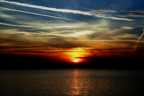 sunset sea sky sun clouds tramonto nuvole mare stripes cielo sole courtneylove strisce cloudsstormssunsetssunrises
