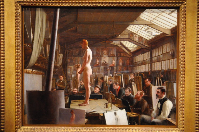 Bouguereau's Atelier, Paris - Jefferson David Chalfant 1891
