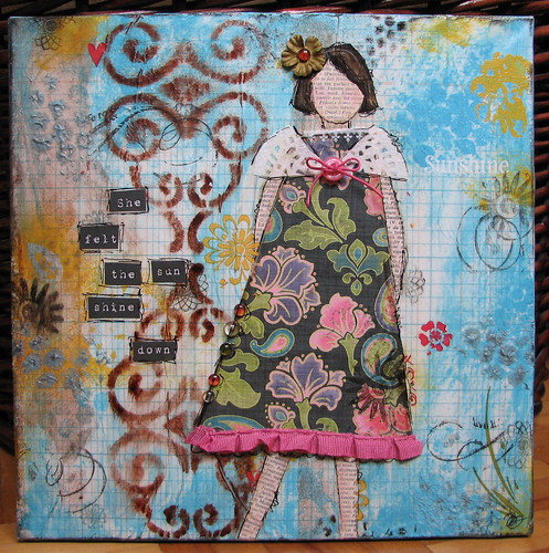 She Art Girl no.1 | My first girl! I cut the face, arms and … | Flickr
