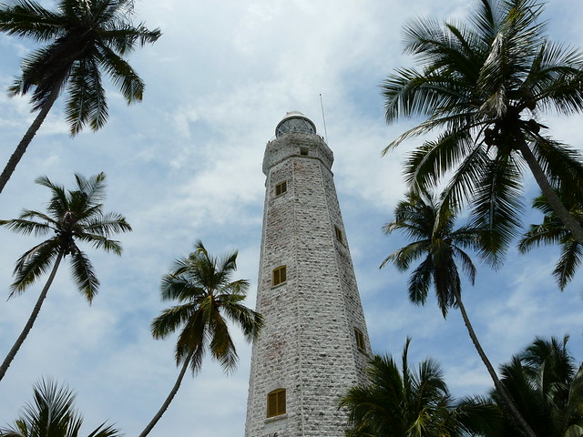 Faro en el sur de Sri Lanka
