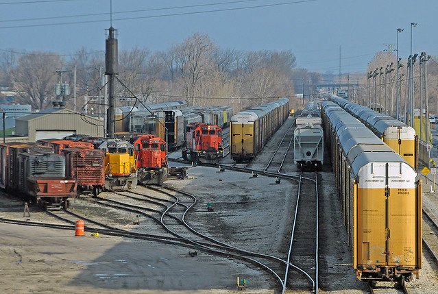 Ann Arbor Railroad Yard Overview