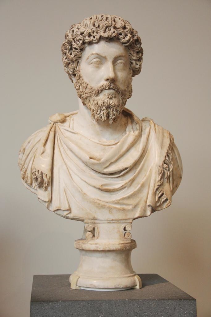 Marble portrait bust of Marcus Aurelius | Jimmie Quick | Flickr