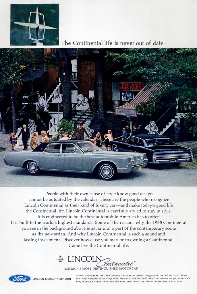 1972 Lincoln Continental The Final Step Up 2 page Original Print Ad-8.5 x 11" 