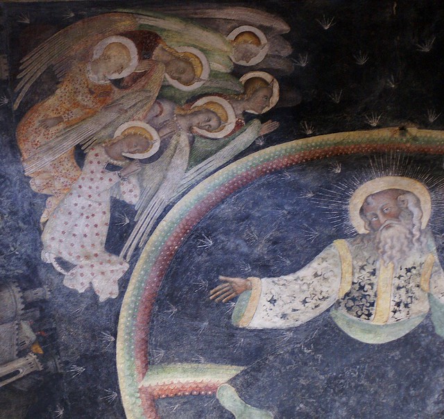 Saluzzo, Chiesa di San Giovanni, Cappella di SS. Crispino e Crispiano, Fresken von Pietro da Saluzzo (St. John's Church, Sts. Crispin and Crispinian Chapel, frescoes by Pietro of Saluzzo)