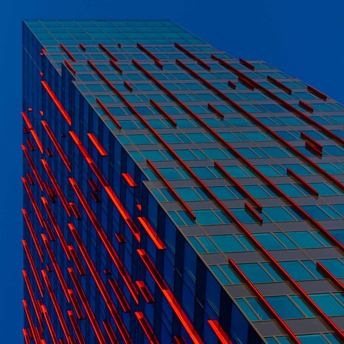 red building netherlands lines architecture facade office explore highrise almere curtainwalling on1stsite