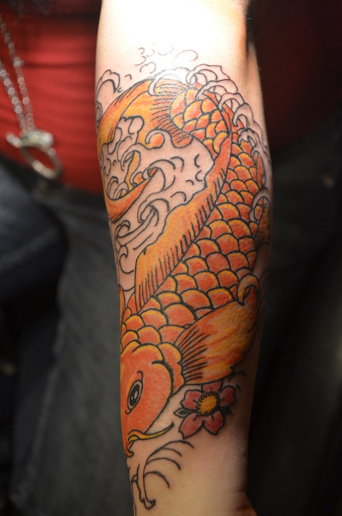 Details 154+ koi fish tattoo forearm