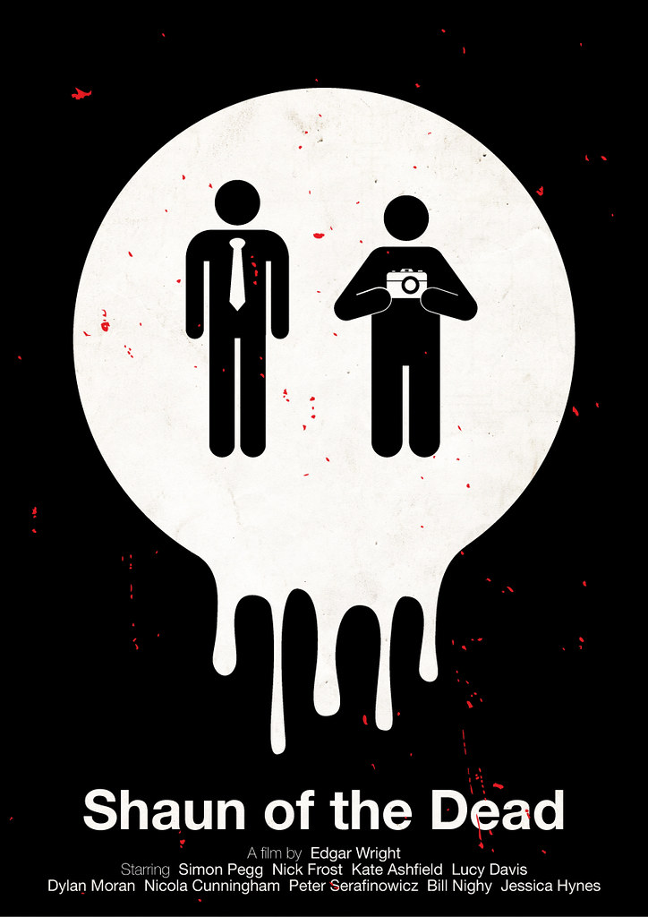 'Shaun of the dead' pictogram movie poster | I got the very … | Flickr