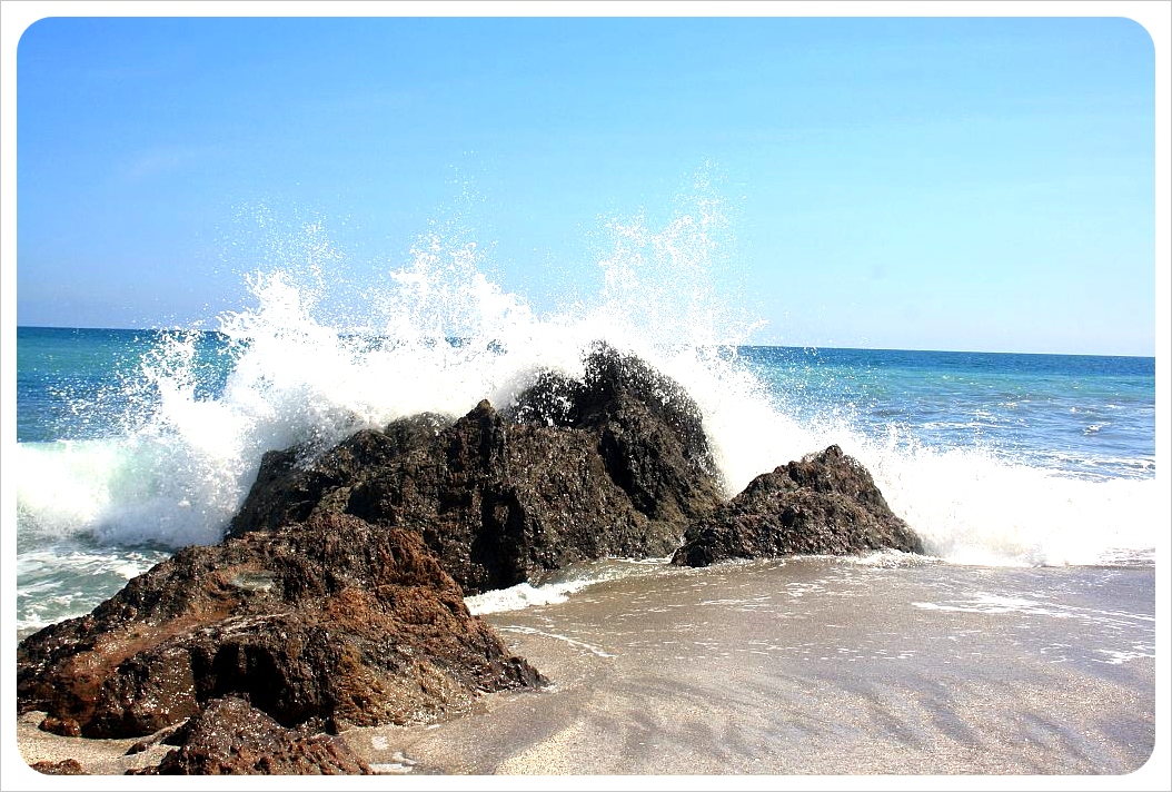 waves & rocks