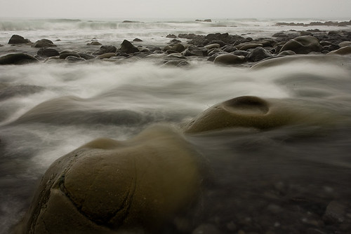 Creek Rocks and the Sea by AlwaysJanuary (Randy)