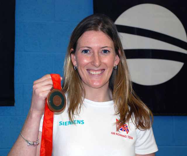 Vicki Hansford with medal