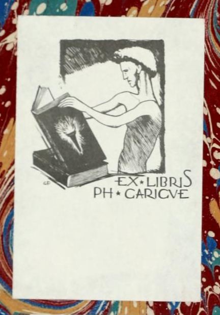 Bookplate of Phillipe Garigue 1913-2008