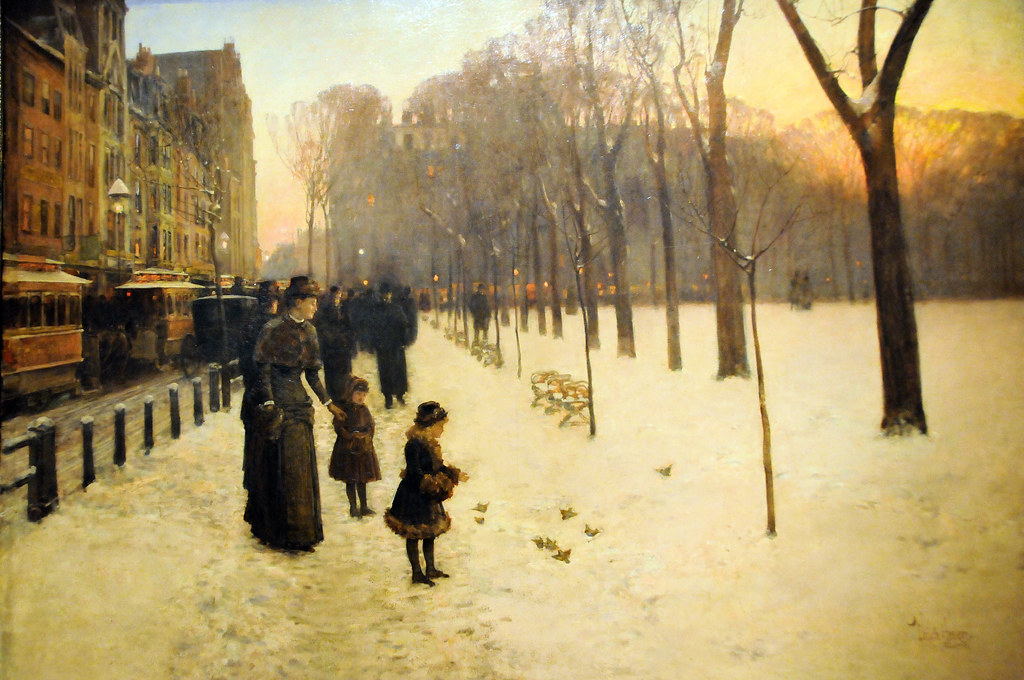 Childe Hassam Boston Common at Twilight at Boston Museum… Flickr
