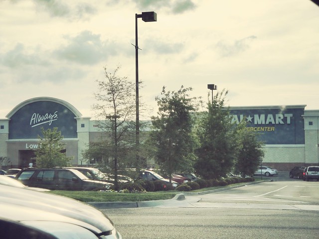Wal-Mart Supercenter; former W.T. Grant, Jefferson Ward, Builder's Square, Hills and Kmart (Parham Road)