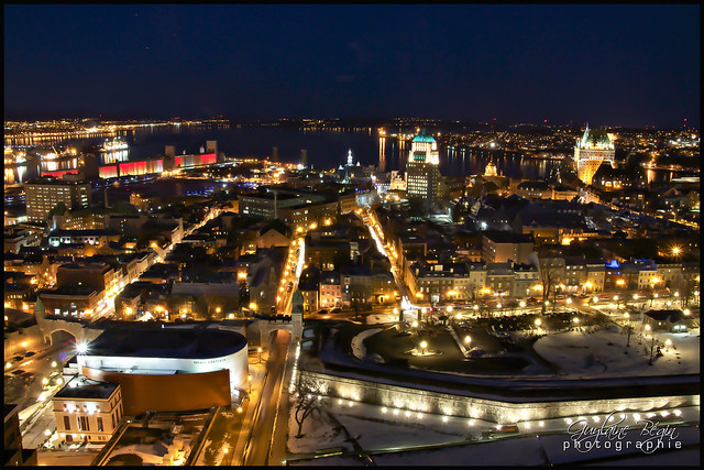 Old Quebec City at Night