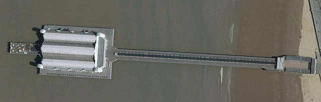 Old Weston Pier Satellite Image