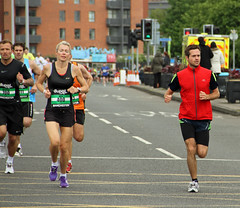 Nell McAndrew at the 2011 Great Manchester Run