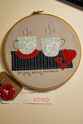 Hoop Art Swap {made by The Sweetest Petunia} | by Andrea (Knitty Bitties)