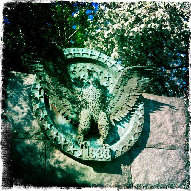 American Eagle, FDR Memorial, Washington DC, USA...