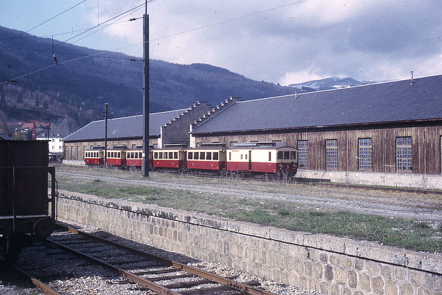 JHM-1965-0169 - Le Fayet SNCF, train de Chamonix