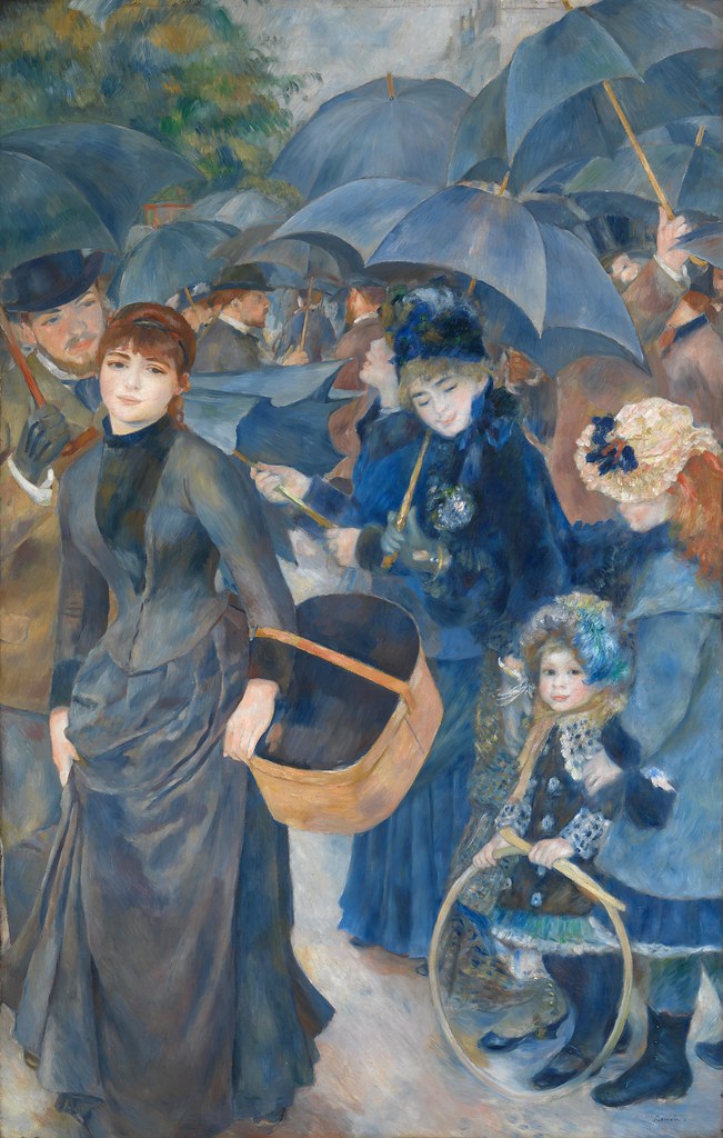 Pierre-Auguste Renoir - The Umbrellas [c.1881-86] | Renoir's… | Flickr
