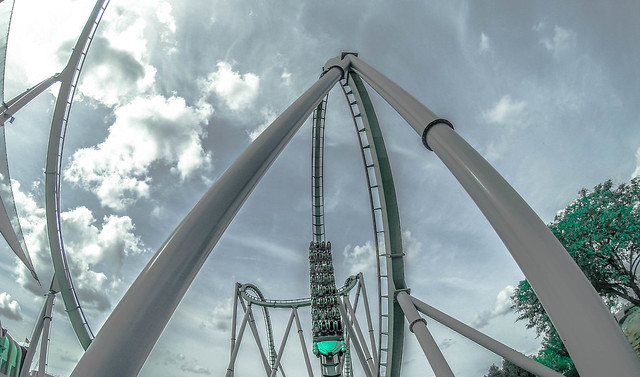The Incredible Hulk Roller Coaster at Islands Of Adventure