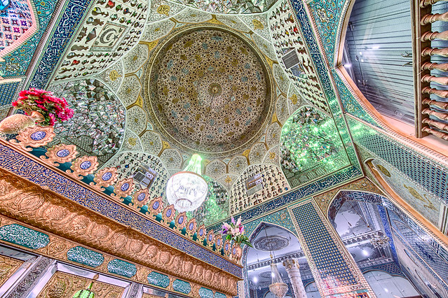 Interior of Emamzadeh Mohsen shrine
