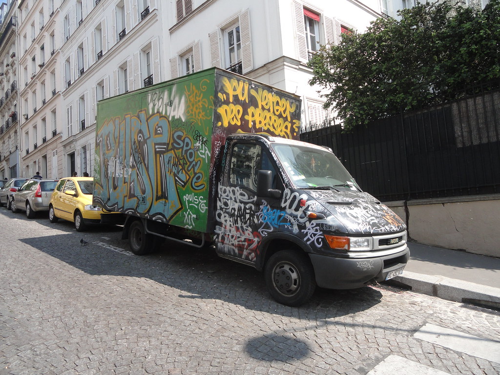 One sentence traitor Drought Vans in Paris have to endure a lot... | 17 April 2011, Paris… | Flickr