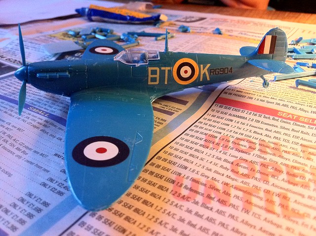 Kiddo's Finished His Spitfire!
