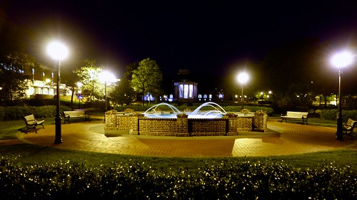 UD's South Green on Spring Night