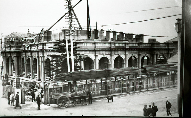 Construction of Newcastle Post Office, Hunter and Bolton Streets Newcastle, NSW, [1 May 1902]