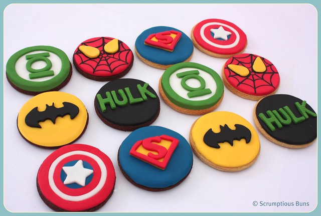 Marvel Super Hero Cookies