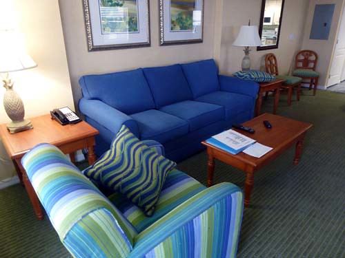 Living Room Resort on Cocoa Beach with Sofa Bed