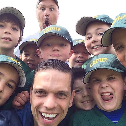 With our players and coaches at the Opening Day Ceremonies… Flickr