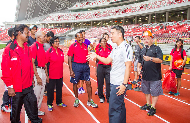 Team Singapore Athletes as Singapore SportsHub