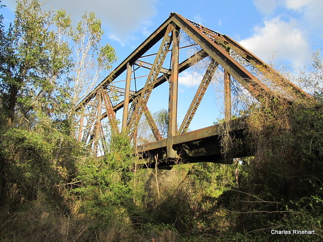 Abandoned Little Manatee River Bridge In Hillsborough County Florida