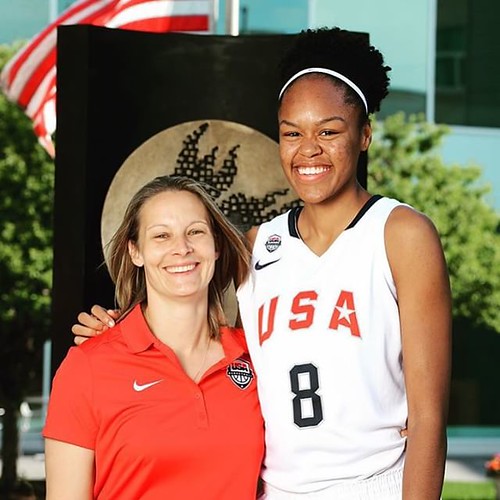 @dukewbb is well represented at the U19 World Championships this summer with our trainer Summer McKeehan and Sophomore Azura Stevens!