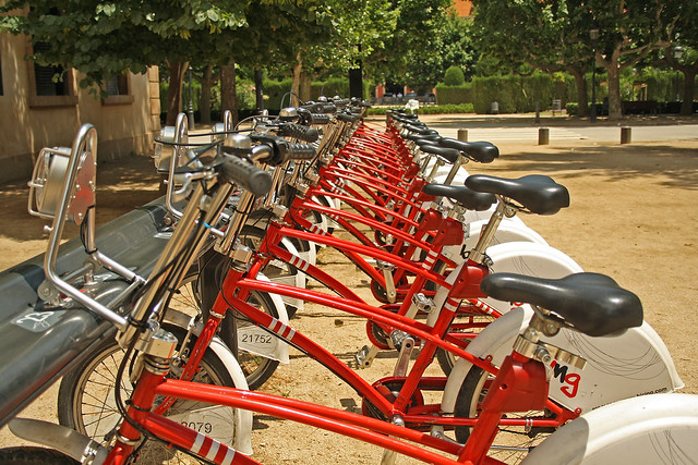 Cycle hire in Parc de la Ciutadella, Barcelona