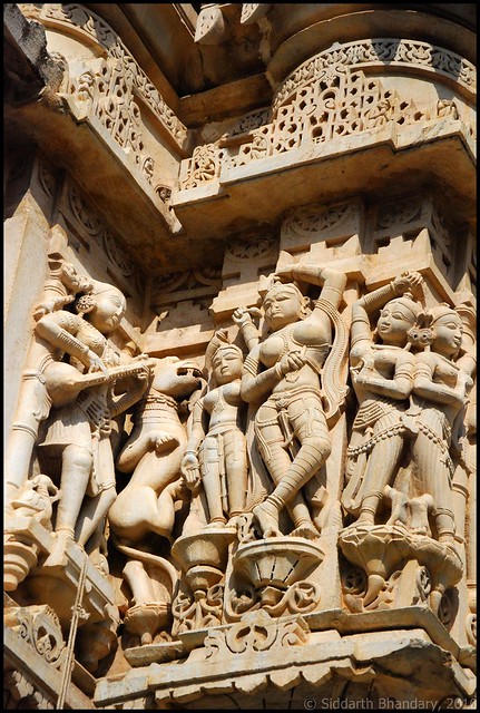 Beautiful and intricate carvings on walls of Jagdish Temple