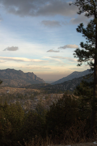 The Flat Iron Mountains - Boulder, CO by SG0lsen, The Flat Iron Mountains at dusk.   Shot facing East from Gross Dam Road near Gross Reservoir in Boul