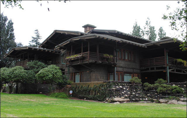 The Gamble House - Rear View