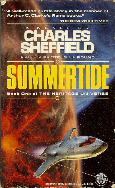 Summertide - Charles Sheffield - cover artist Barclay Shaw