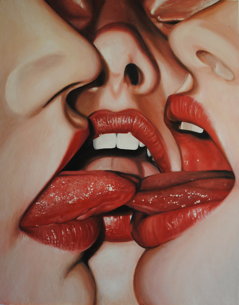 Kiss (homage to Terry Richardson) .