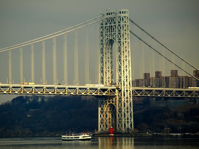 George Washington Bridge, Hudson River, New York-New Jersey