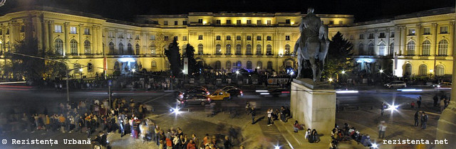 Noaptea Muzeelor - Bucuresti, Piata Palatului, 14 mai 2011 / Museums at Night - Bucharest, Royal Palace Square, 14 May 2011