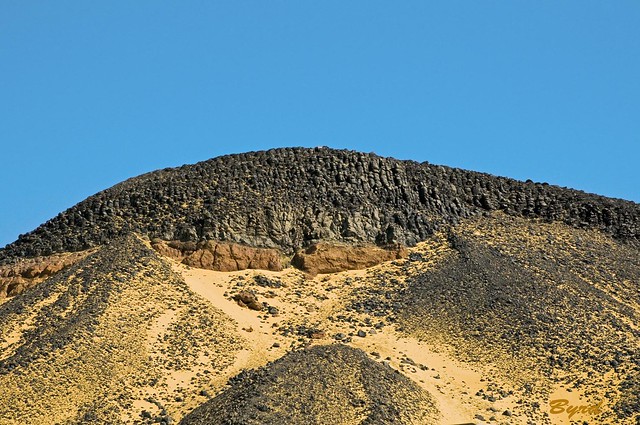Iron oxide deposits of the Black Desert, Sahara