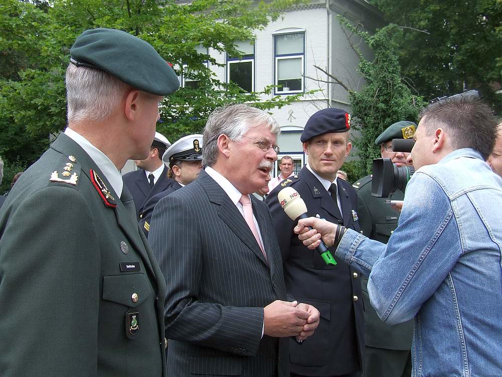 Dutch Minister of Defence at Gay Pride