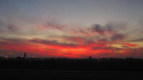 Sunset by mon_ster67, sunset sky night plane canon airplane airport mon nightphoto pointshoot canonpowershot ©mon