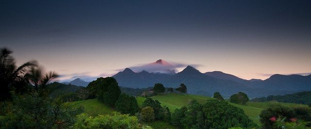 Mt Warning - The first rays of the sun to hit the Australian continent